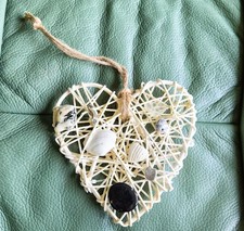 Small Hanging Wicker Heart