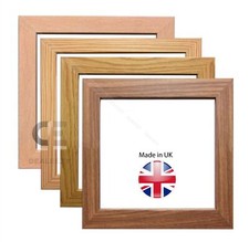 Wooden Style Square Photo Picture Frames OAK PINE BEECH All sizes 