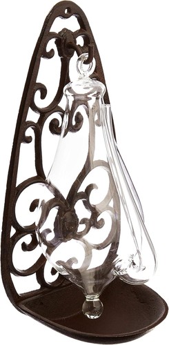 Crystal storm glass barometer - crystal,