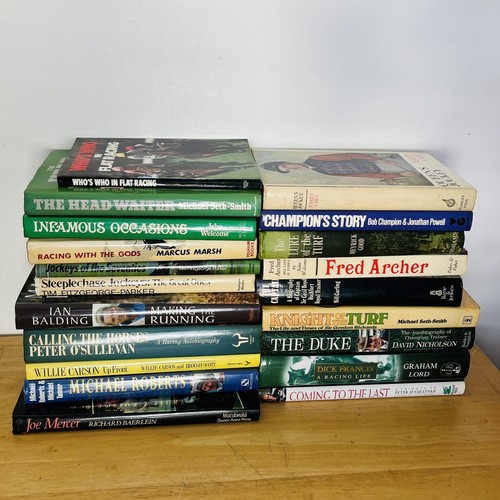 Horse racing biography book - racing,