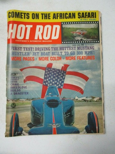Hot rod magazine june 1964 - rod,