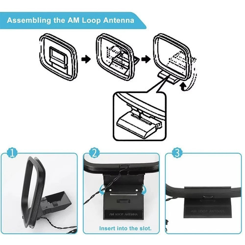Audio loop antenna home - am,