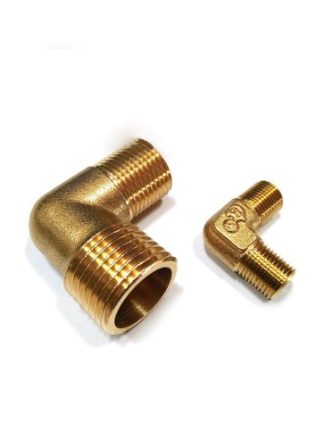 Brass elbow degree - 90,