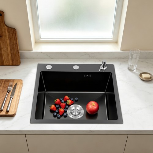 Stainless steel kitchen sink - stainless,