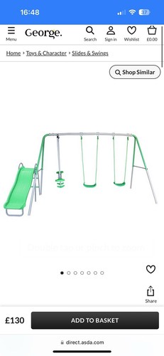 Double swing glide and slide - double,