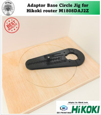 Adaptor base Circle Jig 120-370mm Hikoki Hitachi router M1808DAJ2Z groove