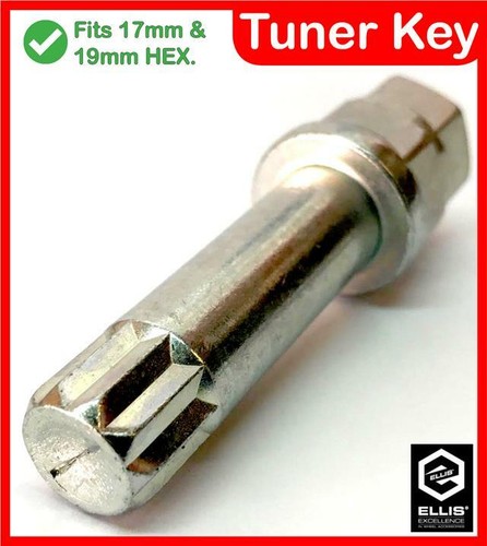 Tuner key alloy - alloy, wheel