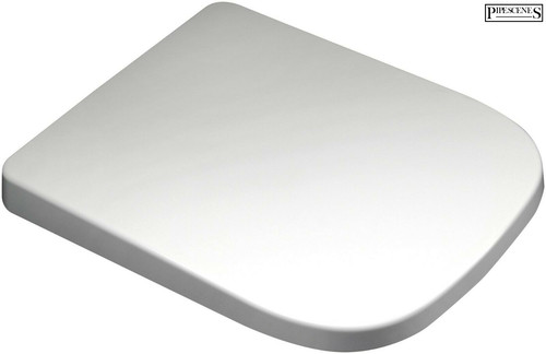 Square toilet seat - square, fix