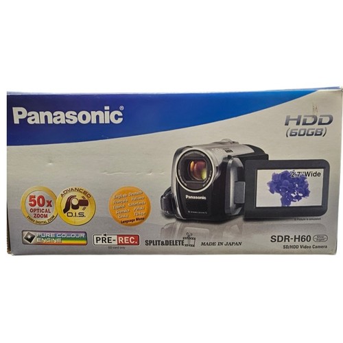 Boxed panasonic sdr h60 - panasonic, video