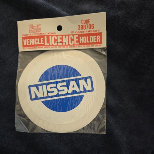 Vintage nissan car tax disc - nissan,