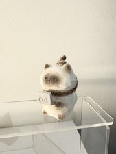 Cute Siamese Cat Fluffy Figure