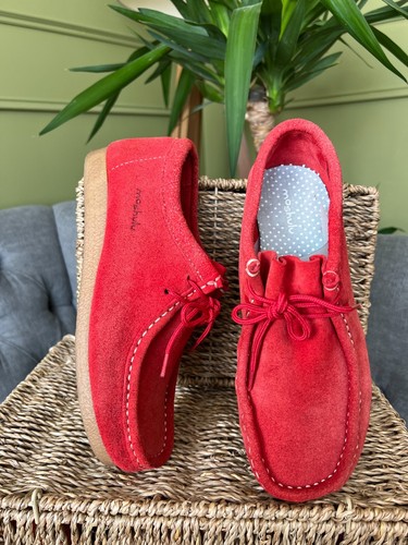 Moshulu shoes red suede - shoes,