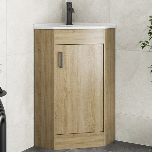 Bathroom single door corner - bathroom,