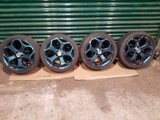 Ford Focus mk2 ST 18" inch Alloy Wheels With Tyres 225 40 R18 ZR18 FREE POSTAGE