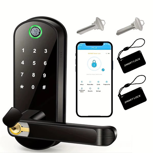 Smart fingerprint door - door, lock