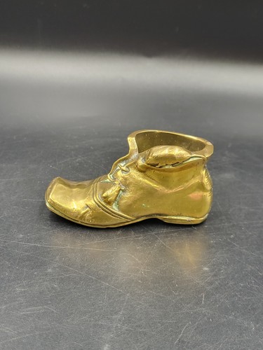 Vintage novelty brass boot - vintage,