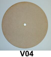 3 X WOODEN CLOCK FACE 250MM (25CM) LASER CUT BLANK MDF FOR CRAFT EMBELLISHMENTS