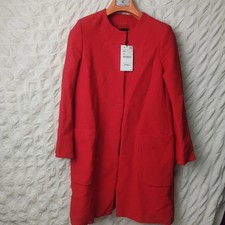 Zara Red Long Sleeves Round
