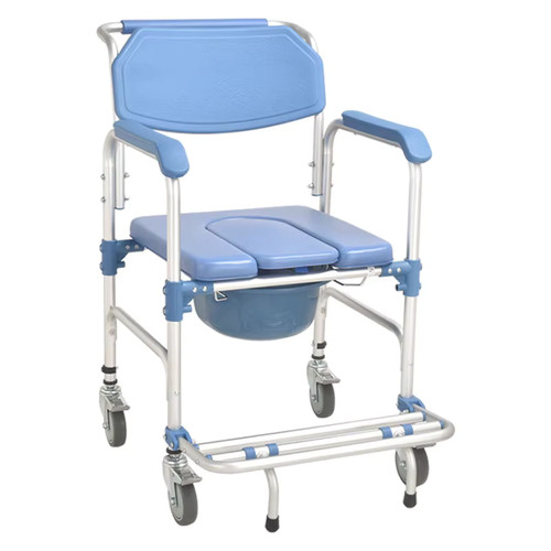 Portable folding commode chair - portable,
