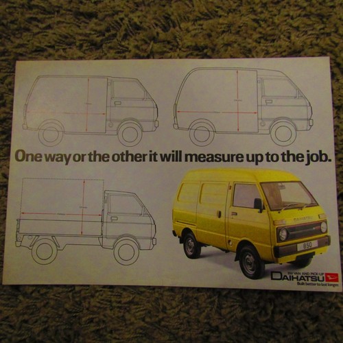 Daihatsu 850t pick 850 - pick-up, high