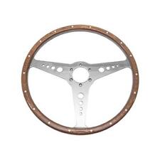 MOTO-LITA 15" MK3 FLAT STEERING WHEEL MID-BROWN VARNISH