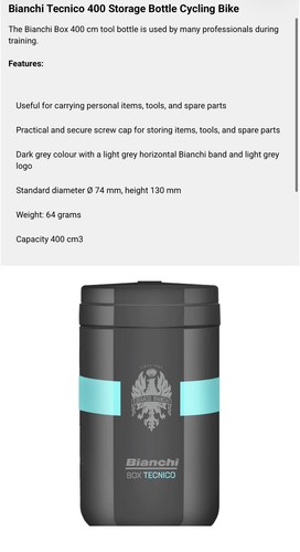 Bianchi tecnico 400 storage - 400,