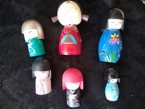 Lot momiji kimmidoll kokeshi - kimmidoll,
