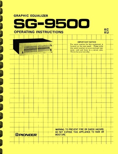 Pioneer 9500 stereo - pioneer,