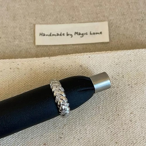 Adjustable wheat ring silver - wheat,