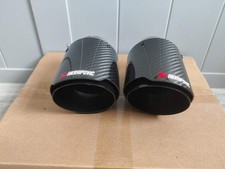 BMW Akrapovic CARBON FIBRE EXHAUST TIPS F10 F11 F20 F21 F22 F23 F30 F31 F32
