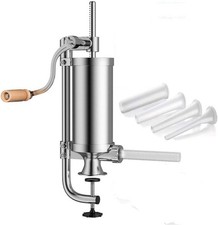 Manual Sausage Filler 2.5L – Stainless Steel Cylinder, Aluminium Build – Home