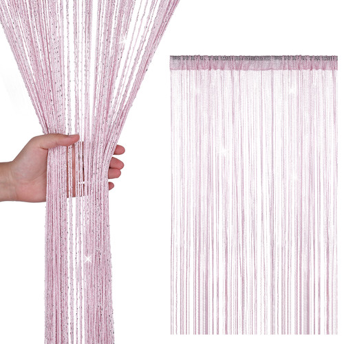 String curtain panels door fly - string,