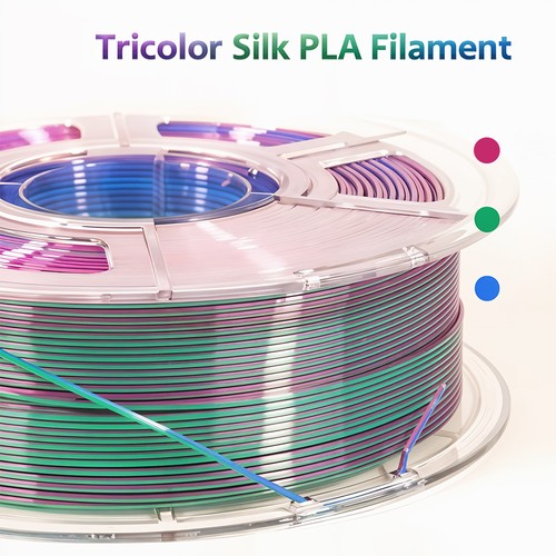 Rainbow macaron pla filament - rainbow,