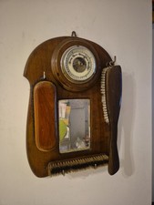 Vintage Wooden Wall Brush Set