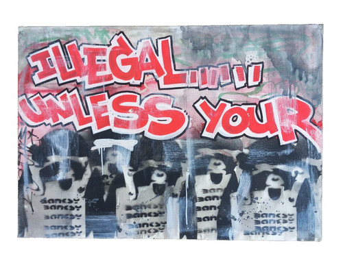 Original graffiti art painting - art,