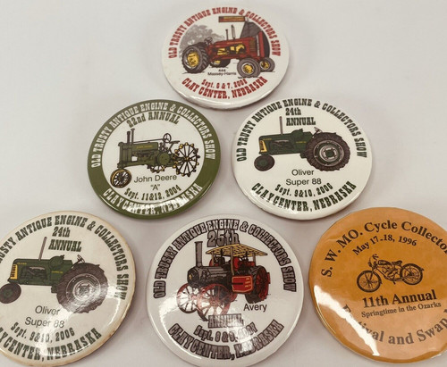 Pinback buttons old - pinback, trusty