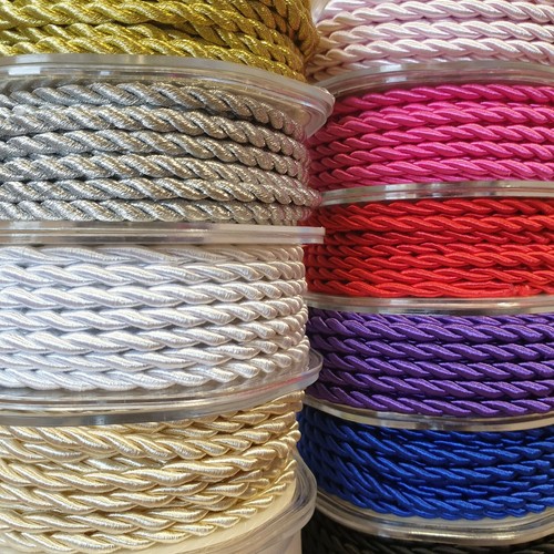 5mm twisted cord soutache - twisted,