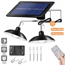 2 Head LED Solar Powered