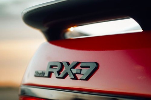 Mazda rx7 rear emblem - fc,
