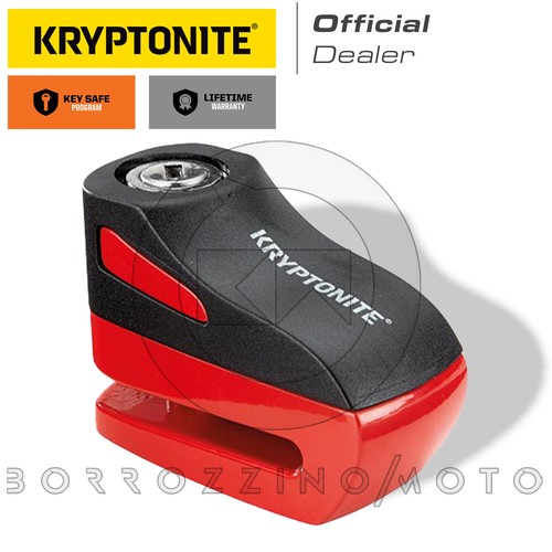 Kryptonite red disc lock - kryptonite,
