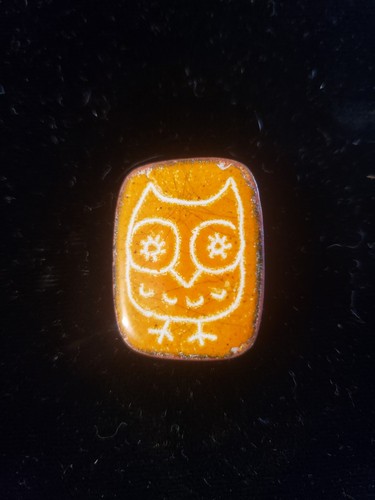 Mcm vtg owl - mcm, signed