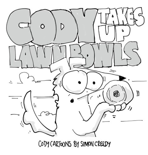 Cody takes lawn bowls - up,