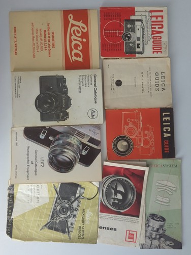 Vintage leica camera guides - leica,
