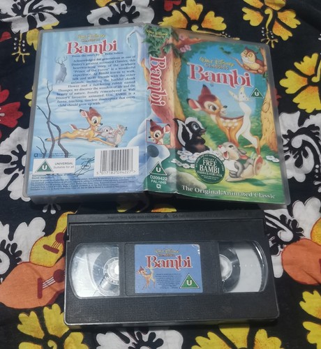 Bambi walt disney classics vhs - disney,