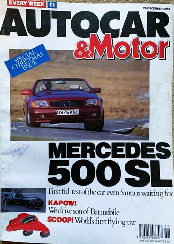Autocar magazine dec - magazine, 20-dec-89
