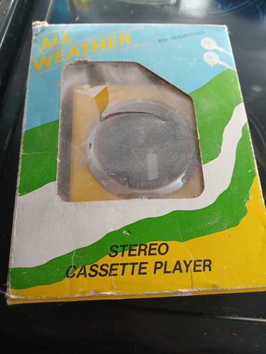 Old cassette player - yr,