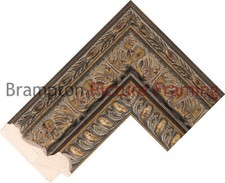 80mm Wide Bronze Reverse Wood Picture Frame Moulding