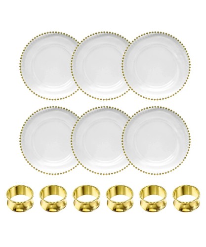 Glass charger plates - glass,