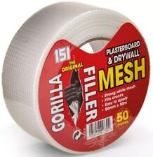 Gorilla Filler Jointing Tape Plasterboard Drywall Mesh Plasterers Scrim 50mm 50m