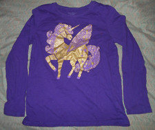 Place Girls 10-12 Longsleeve Unicorn Shirt